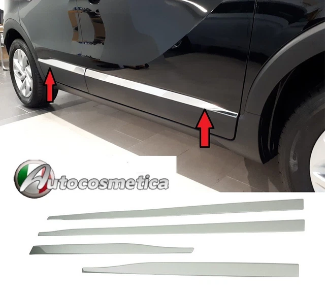 Poignées Portière Chromées Pour Renault Trafic - Acier Inoxydable, 4 Portes, Adhésif 3M