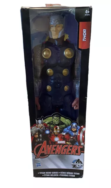 Marvel Avengers Titan Hero Series Thor 12” Action Figure Imperfect Box