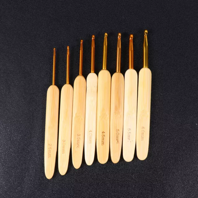 8 Pcs Plus Crochet Hooks Needle for Dreadlocks Bamboo Weaving