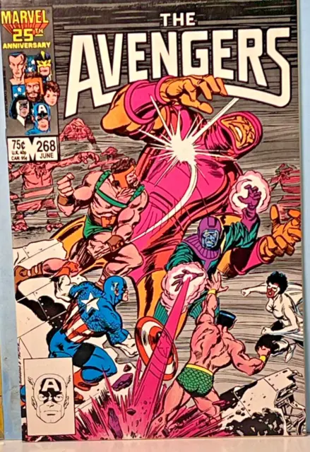 1986 Marvel 25th Anniversary The Avengers Comic Book.