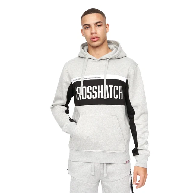 Crosshatch Mens Silomane Hoodie (BG873)