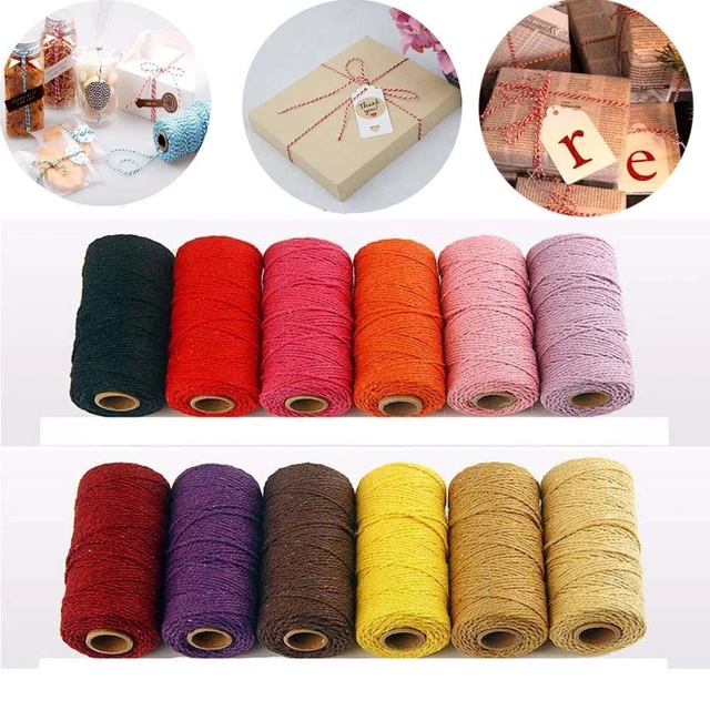 Handmade Home Decor DIY Rope Packing Craft Projects Twine String Cotton Cords
