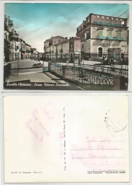 POTENZA (041) - LAVELLO Corso Vittorio Emanuele - FG/Vg 1965