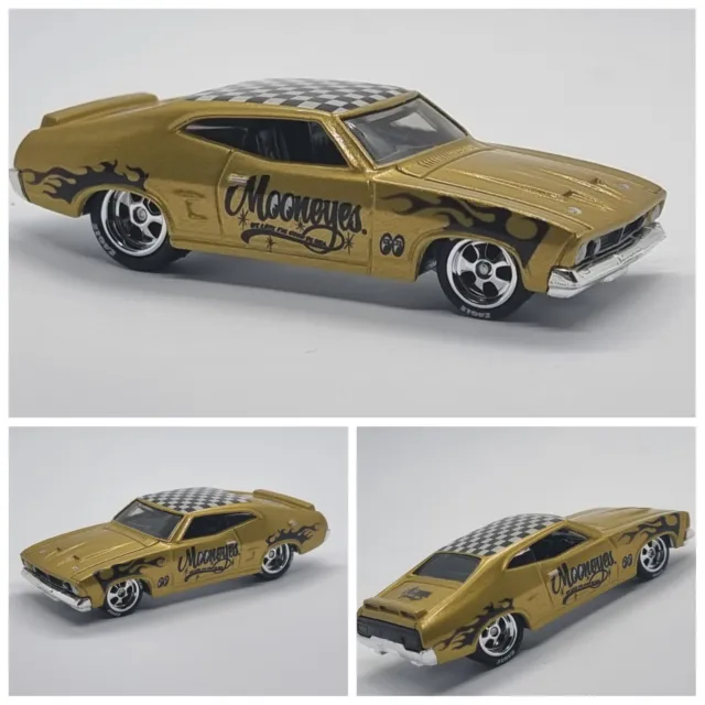 Hot Wheels 73 Ford Falcon Xb Coupe Mooneyes Custom Chrome