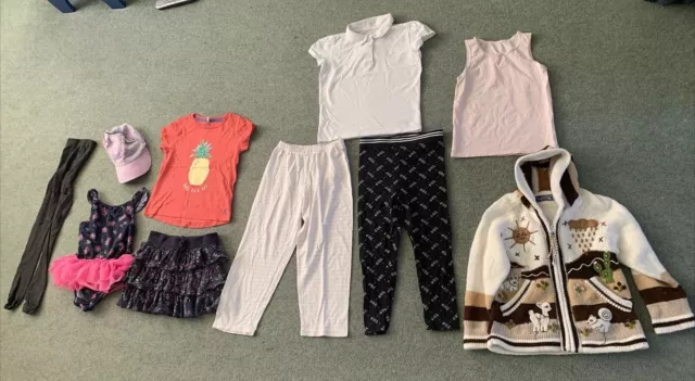 Cardigan Pacchetto Di Abbigliamento Ragazze Età 5-6/6-7 Anni Gonna Successiva Leggings