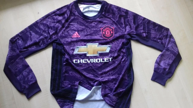MANCHESTER UNITED England adidas-Junior-Trikot-Keeper-Shirt D-152 lila 2019 ManU