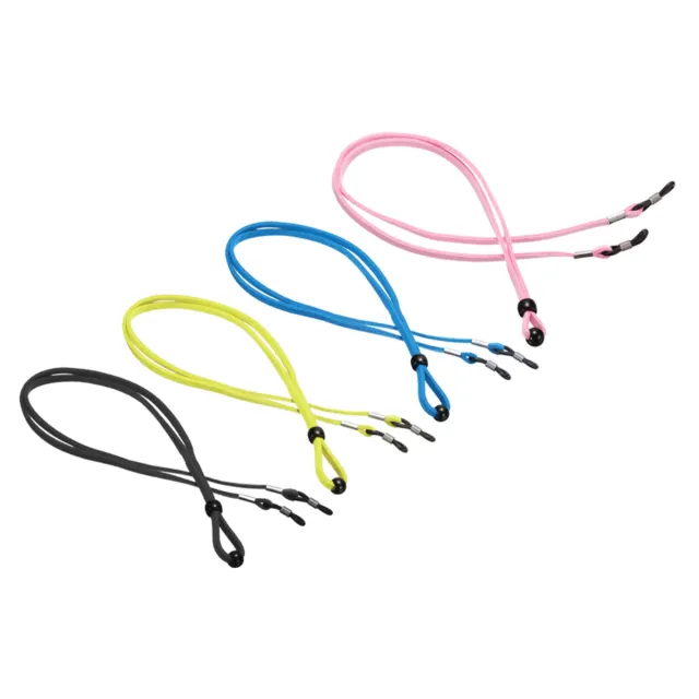 4 pz cinturino per occhiali da sole unisex regolabile supporto contenitore multicolore