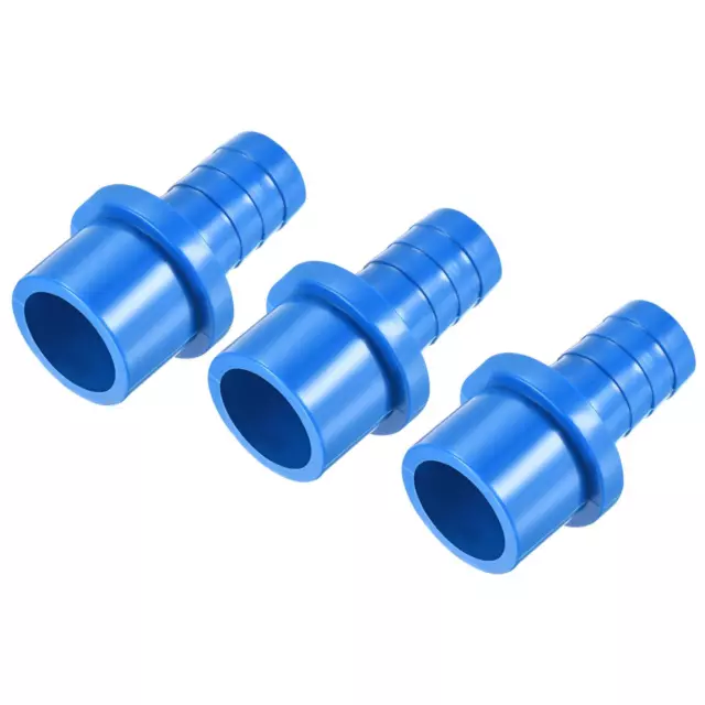 PVC Tuyau Raccord 16mm x 25mm OD Tube Adaptateur Tuyau Connecteur Bleu Kit 3