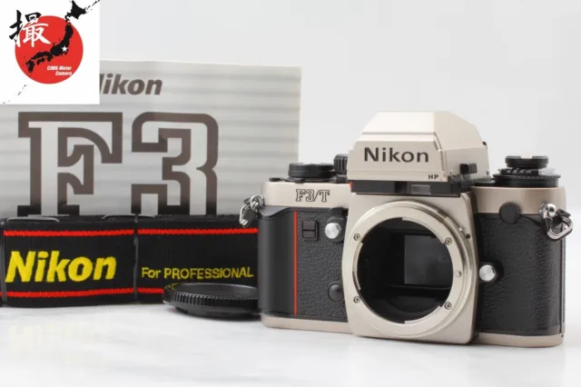 Rare 【Almost Unused】 Nikon F3/T HP Titanium 35mm SLR Film Camera Body From Japan