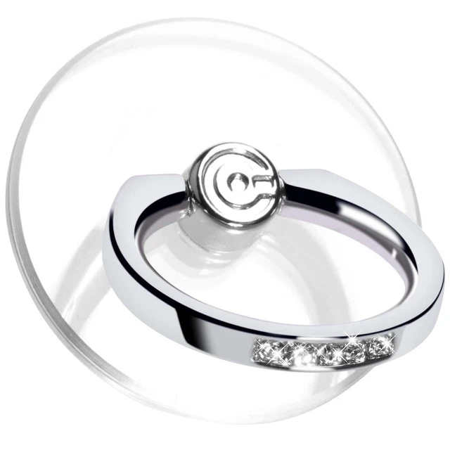 Transparent Phone Ring Holder Grip Stand