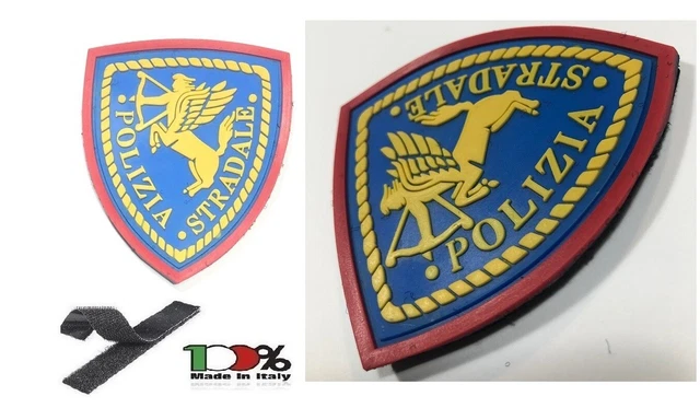 SCUDETTO PLASTICA PS STRADALE in rilievo con velcro