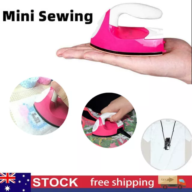 Mini Electric Iron Small Portable Travel Crafting Craft Clothes