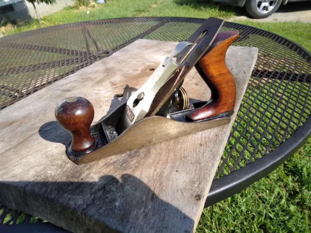 Vintage Stanley Bailey No. 3 Wood Plane.
