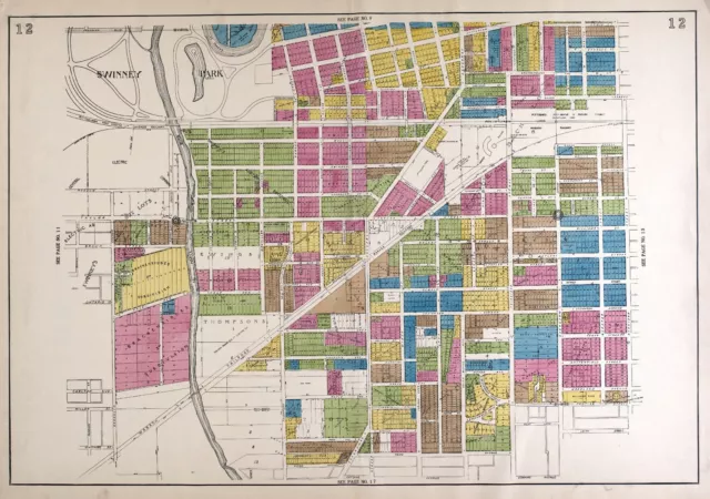 1924 Atlas FORT WAYNE COUNTY plat maps INDIANA GENEALOGY history Land DVD P151