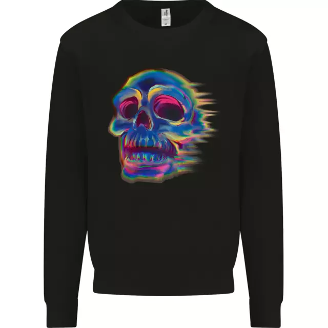 A Trippy Skull Kids Sweatshirt Jumper
