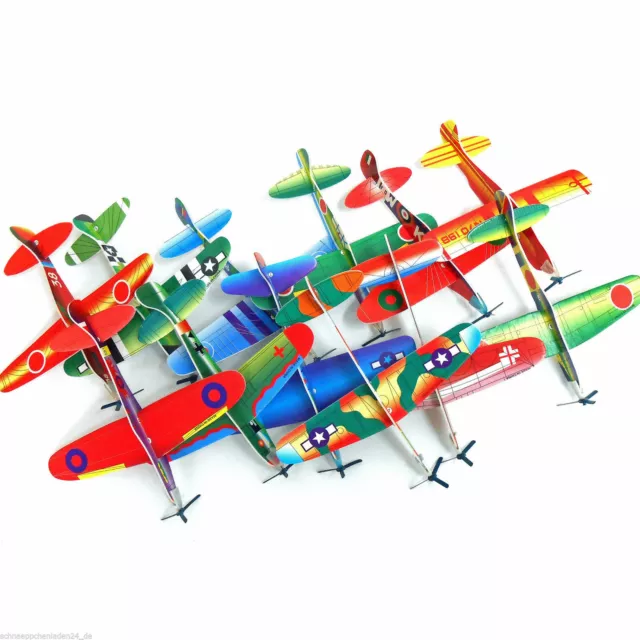 36x Styroporflieger Styroporflugzeuge Styropor Flieger Flugzeug alle 12 Modelle