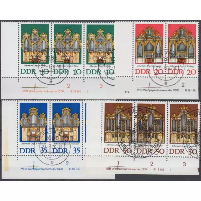 DDR Nr. 2111-2114 DV gestempelt "Druckvermerk"