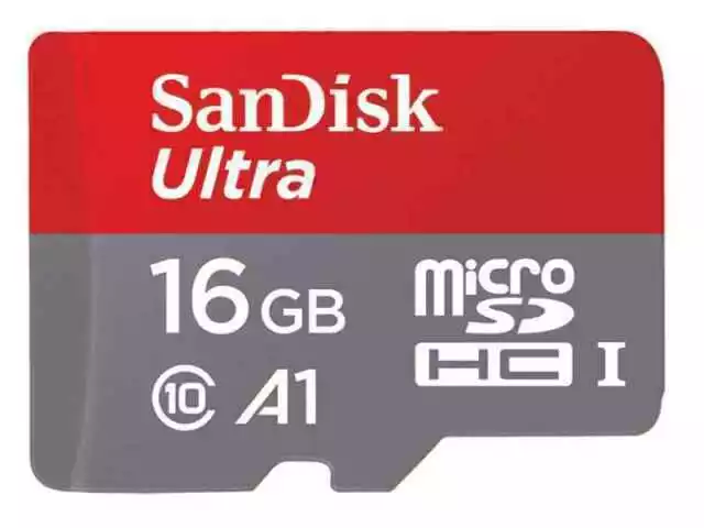 SanDisk Ultra 16GB Class 10 MicroSDHC Memory Card - SDSQUAR-016G-GN6MA