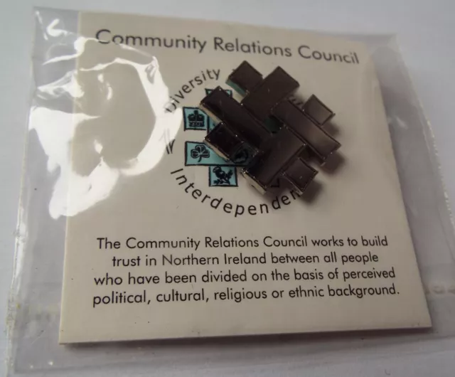 MINT Collectable Northern Ireland Community Relations Council Pin Badge BNIP EDI