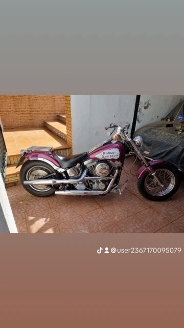Harley Softail Evo FXST Speichenfelge gebraucht mit Original Harley Reifen.