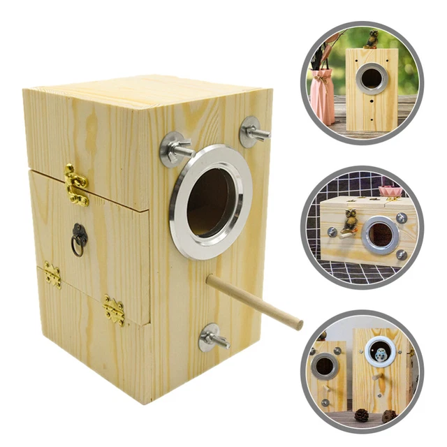 Parket Nesting Case Wood Parkeet Bird Bird House Bird Bird PARAKEET