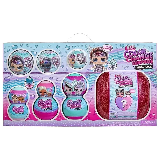 LOL Surprise Color Change Mega Pack Collectible Doll Exclusive w/ 70+ Surprises