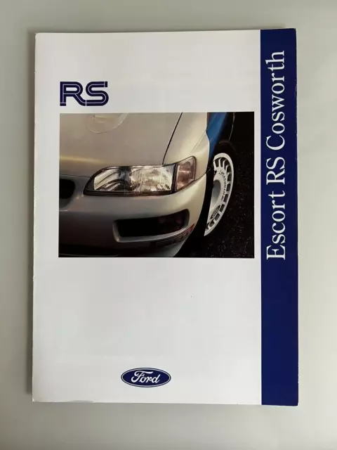 Ford Escort RS Cosworth Preview 1992 Original Uk Sales Brochure Pub No FA 1060