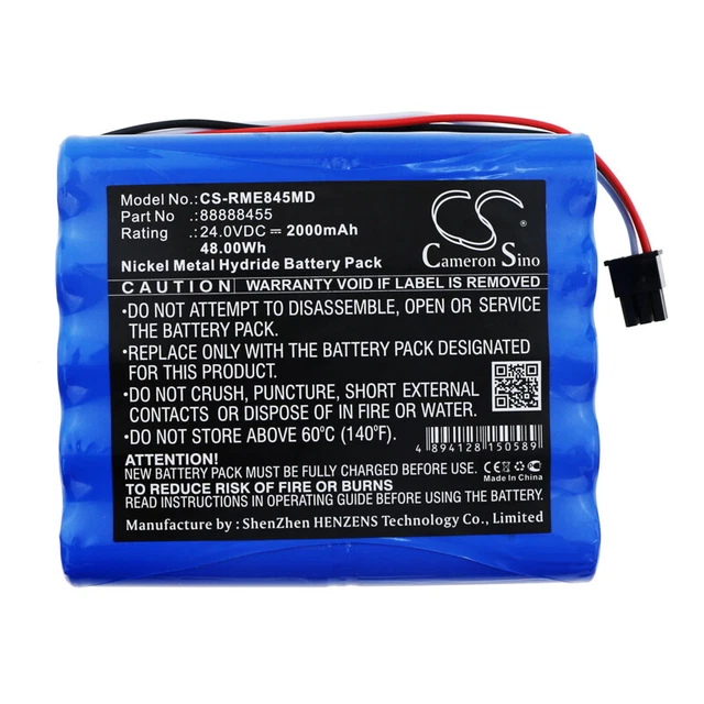 88888455 Battery for ResMed  VS III   2000mAh  48.00Wh  Ni-MH  24.0V