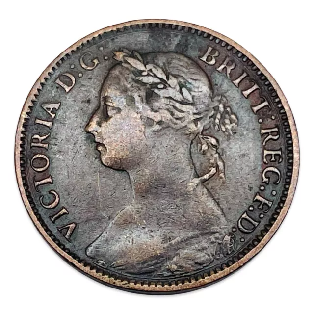 1893 Great Britain Farthing - Victoria #GB01231S