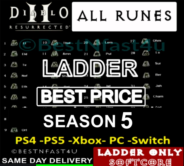 Rune Runes Game Pc S8 SC LADDER 💥HR ALL RUNES every RUNEN rune PC-XBOX-PS4-PS5-SWITCH ...