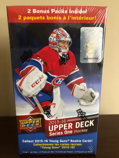 2015-16 Upper Deck Series 1 Hockey Blaster Box Young Guns Connor McDavid Rookie?