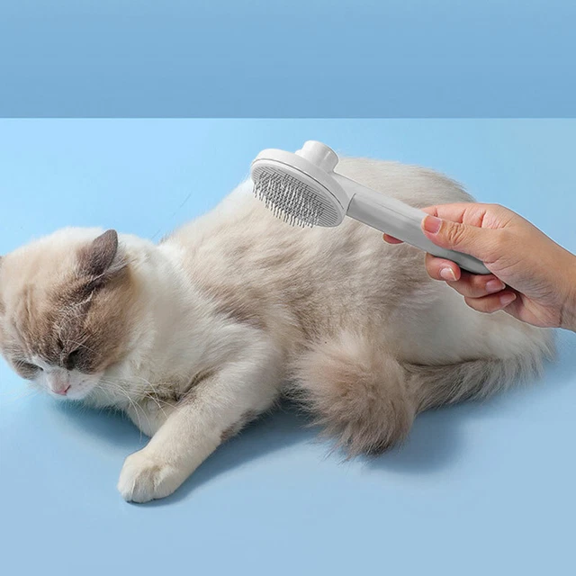 Pet Hair Remover Dog Cat Comb Grooming Massage Deshedding Self Cleaning Brush 3