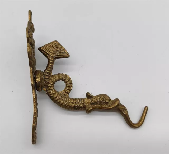Vintage Brass Wall Coat Towel Kitchen Hook
