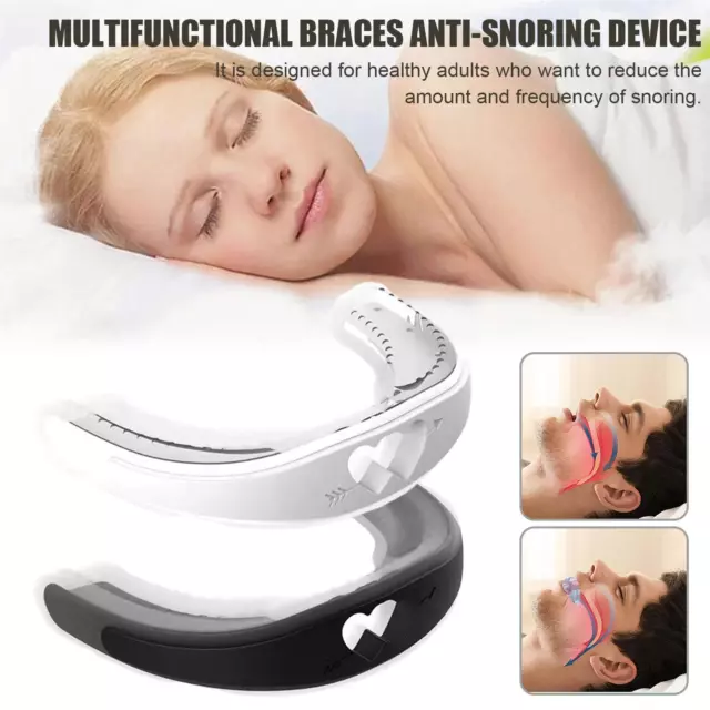 Anti Snoring Night Guard Device Sleep Aid Stop Apnoea X8P9