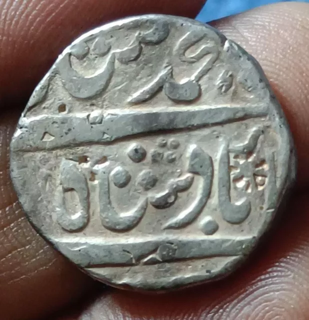 #M1-Authentic MADRAS PRESIDENCY East India Company SILVER RUPEE ARCOT MINT RARE