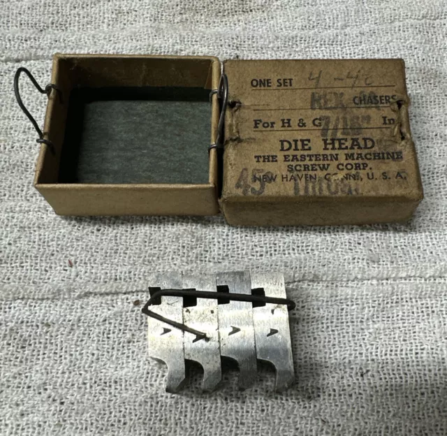 4-40 Thread Chasers for H&G 7/16" Die Head Eastern Machine Screw