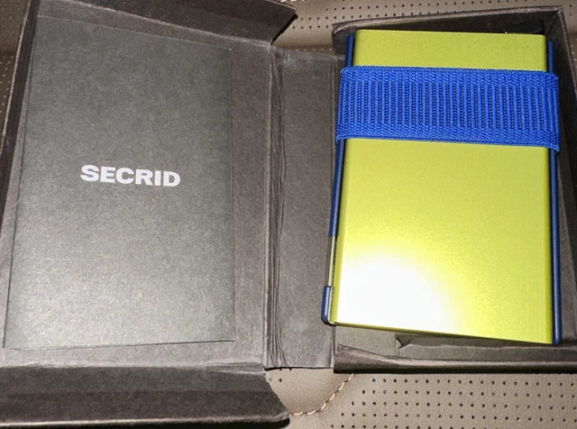Secrid Cardslide Eectrolime Brand new in box