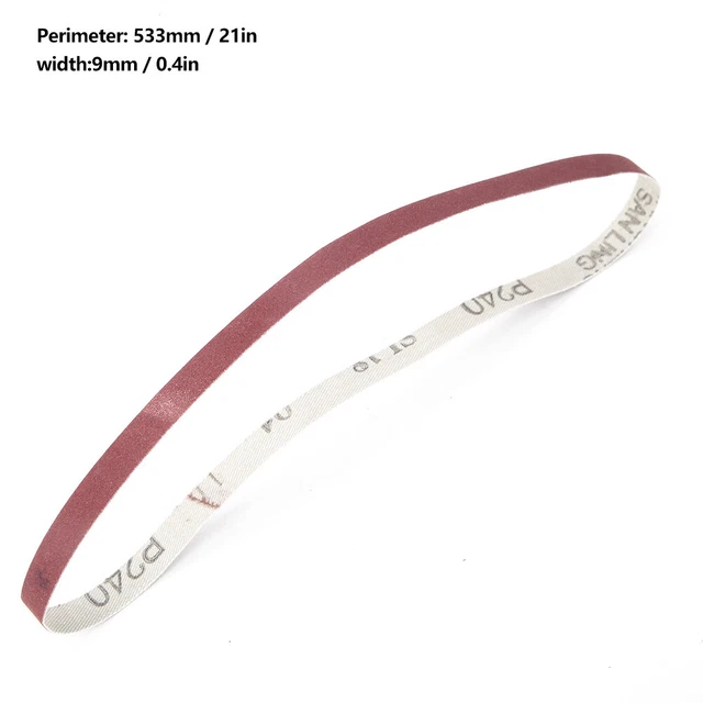 (600) 10 PIEZAS lijadora de cinturón de lijado productos de lijado rollos de lijado cinturón