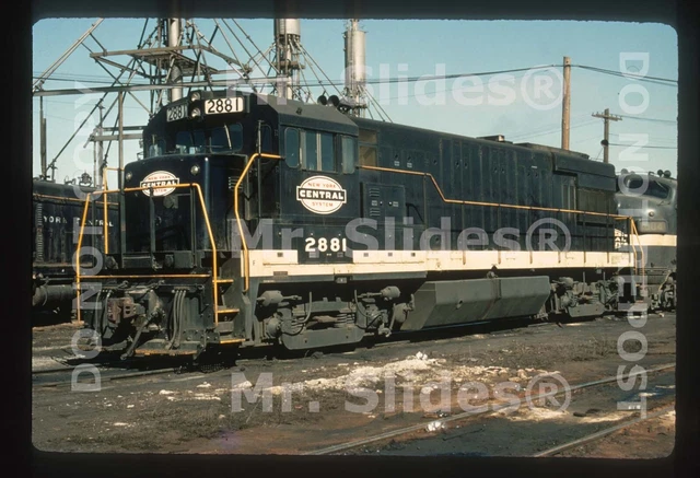 Duplicate Slide NYC New York Central Clean Paint U30B 2881