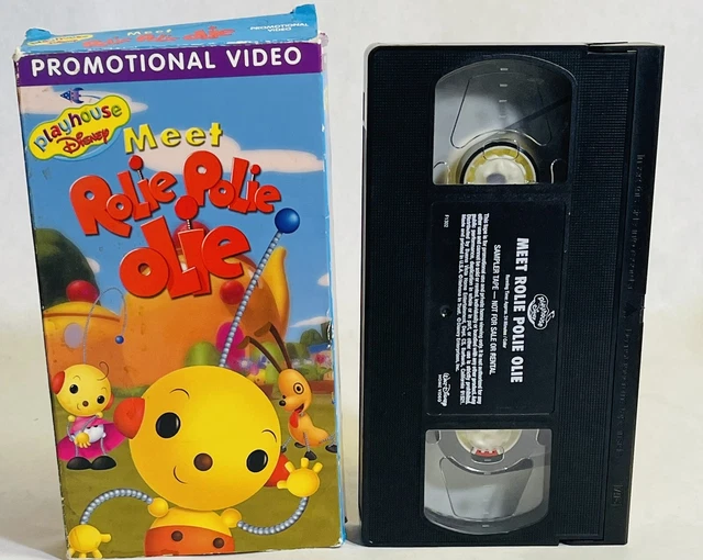 MEET ROLIE POLIE Olie Playhouse Disney Promotional VHS Tape Rare Promo