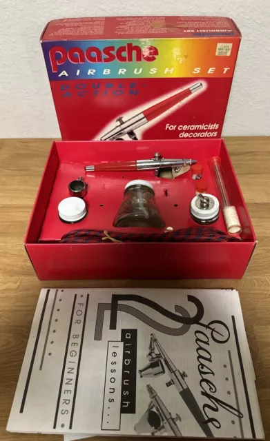 Vintage Paasche VL Double Action Airbrush Set (VL-SET) Pre Owned Free Ship🚀