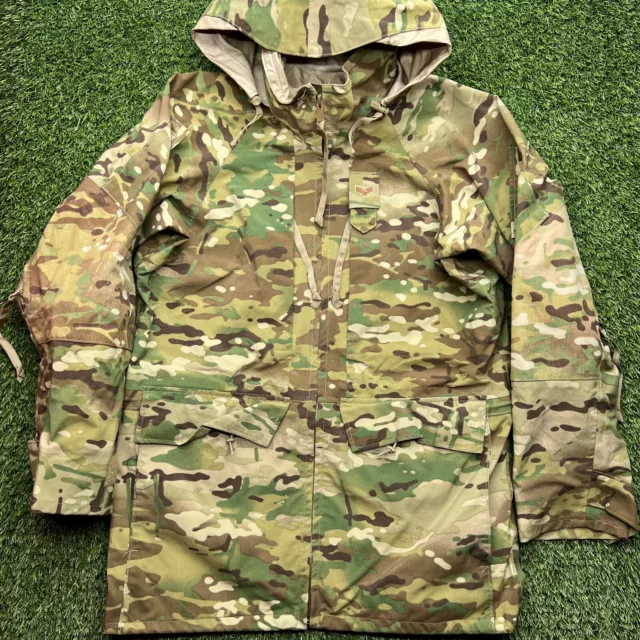 US Military Cold Weather Parka APEC Multicam OCP Hood Goretex Army Small Long