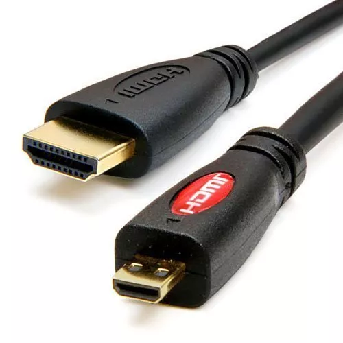 6FT HDMI to Micro HDMI Cable for Smartphone Tablet Amazon Kindle Fire HD