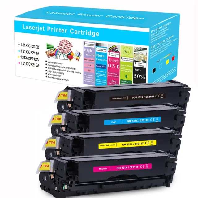 Toner Set (4 Stück) für HP Laserjet Pro 200 color M 251nw /M 276n/nw - NEU + OVP
