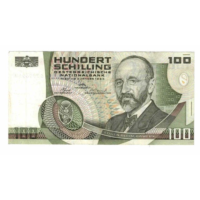 [#332652] Banknote, Austria, 100 Schilling, 1984, 1984-01-02, KM:150, EF