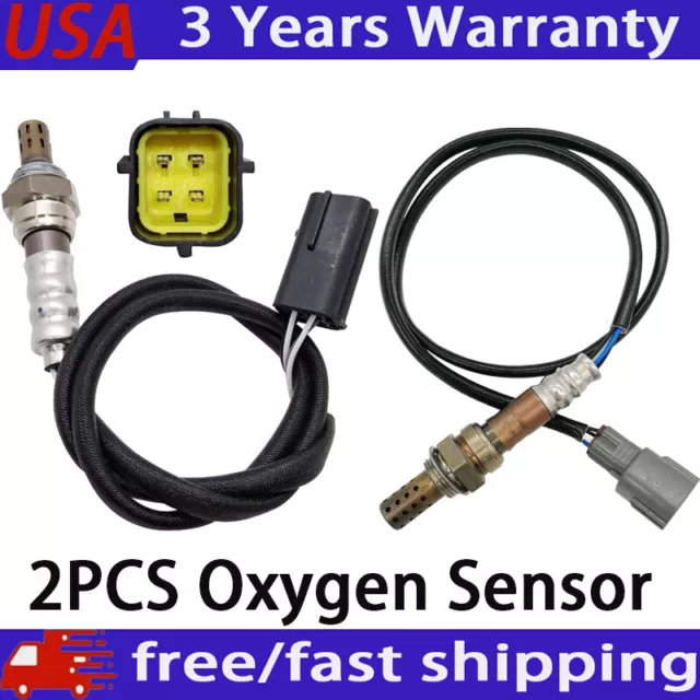 2PCS Upstream & Downstream Oxygen O2 Sensor For 2003 2004 2005 Mazda 6 2.3L L4
