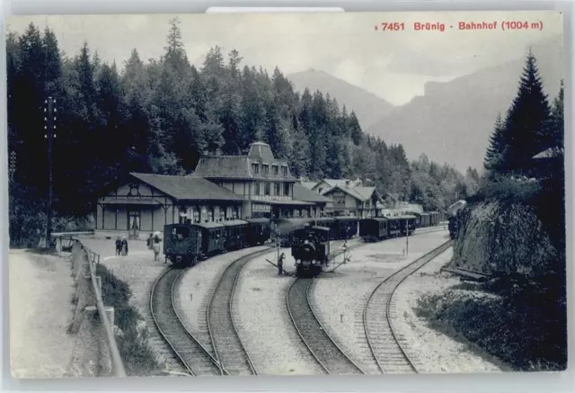 50581637 - Bruenig Bahnhof, Eisenbahn Bern BE