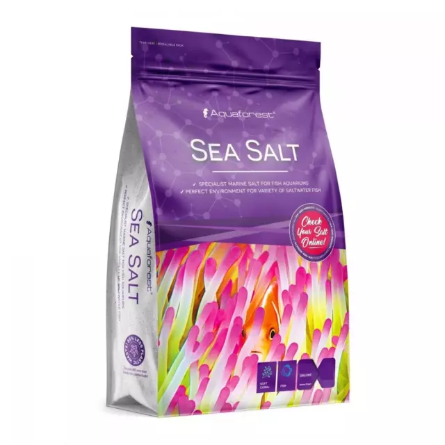 AquaForest Sea Salt 25kg Refill Bag Marine Reef Coral Supplement Aquarium Salt