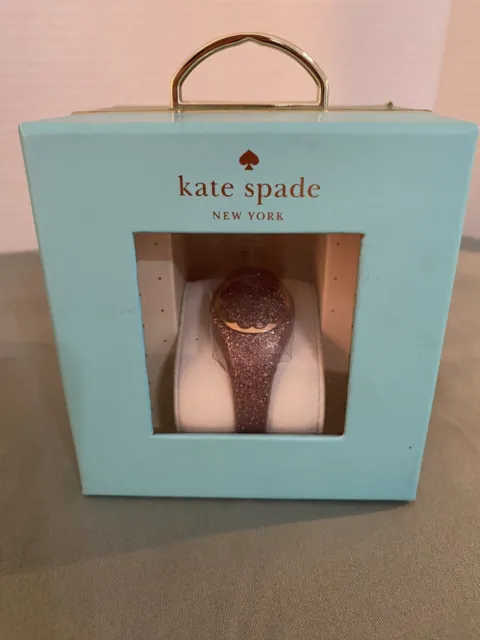 Kate Spade NY Activity Tracker Sleep Monitor Rose Gold Pink Glitter Brand New