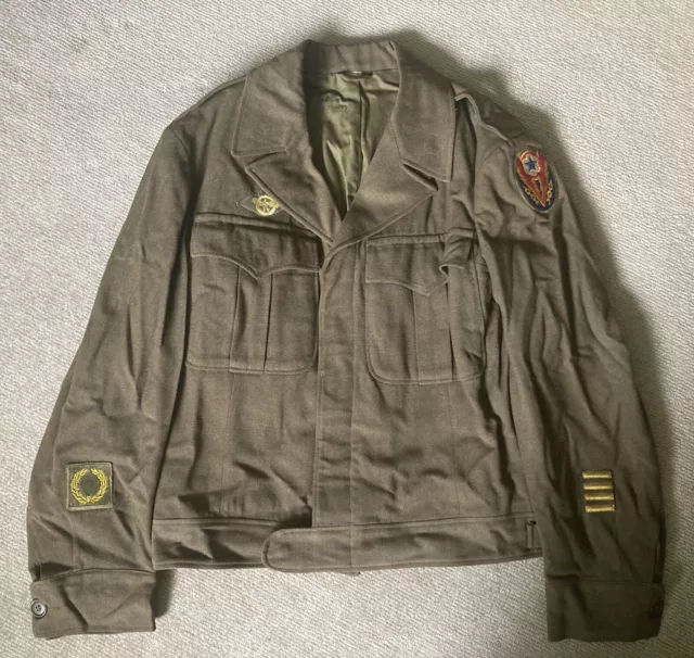 WW2 US ARMY IKE Jacket Good Size Original 1944 ETO $102.90 - PicClick